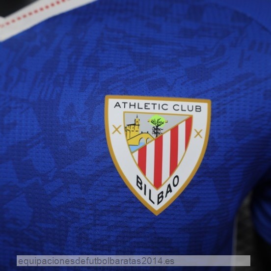 Nuevo 2ª Jugadores Camiseta Athletic Bilbao 24/25 Azul Baratas